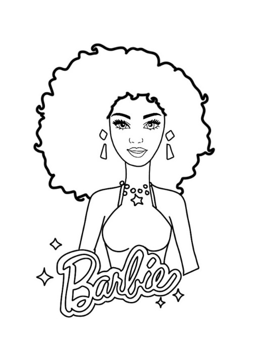 Copy of Black Barbie Coloring Sheet PosterMyWall
